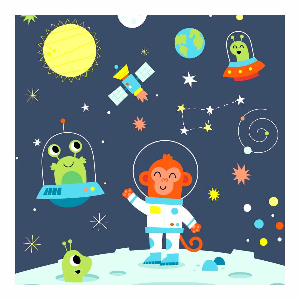 Puzzle Glow In The Dark Espacio 60 Piezas Apli Kids - Image 6