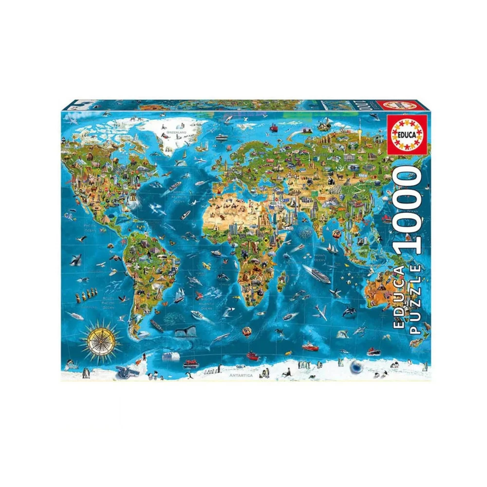 Puzzles 1000 Piezas Maravillas del Mundo Educa