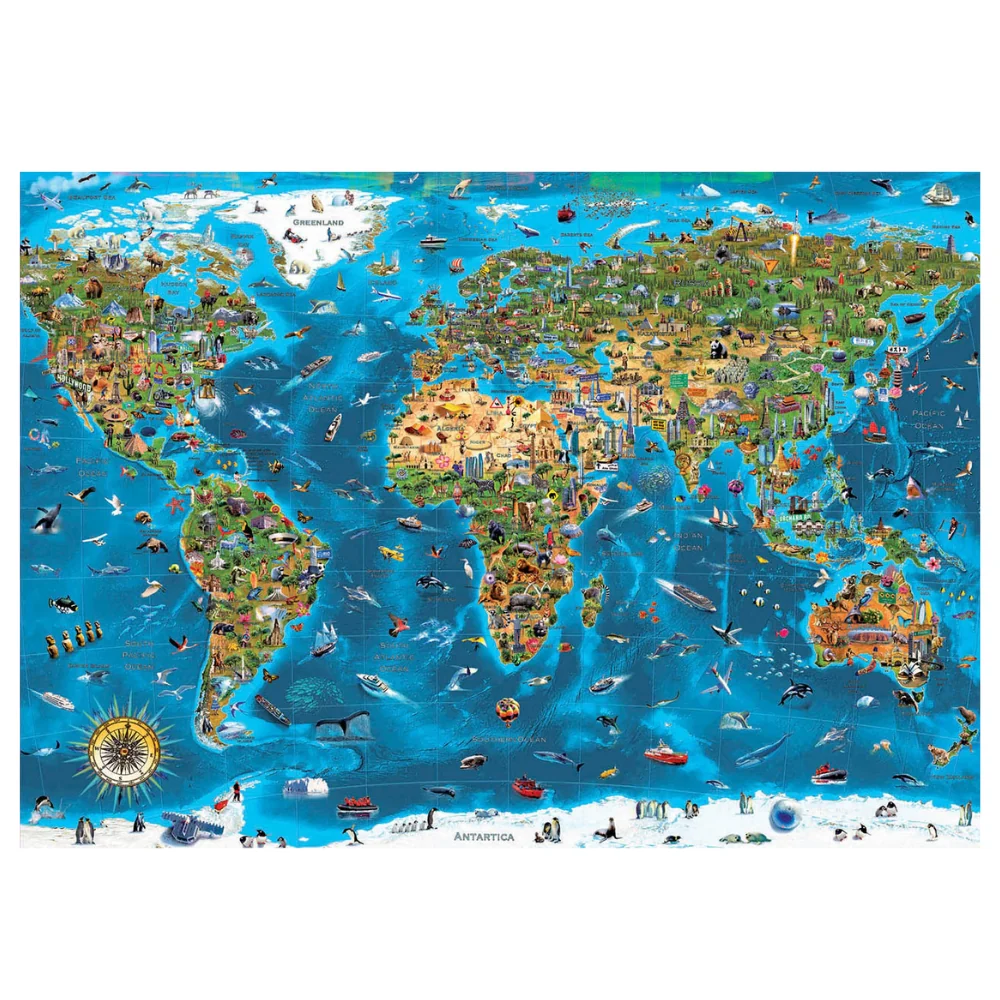 Puzzles 1000 Piezas Maravillas del Mundo Educa - Image 2