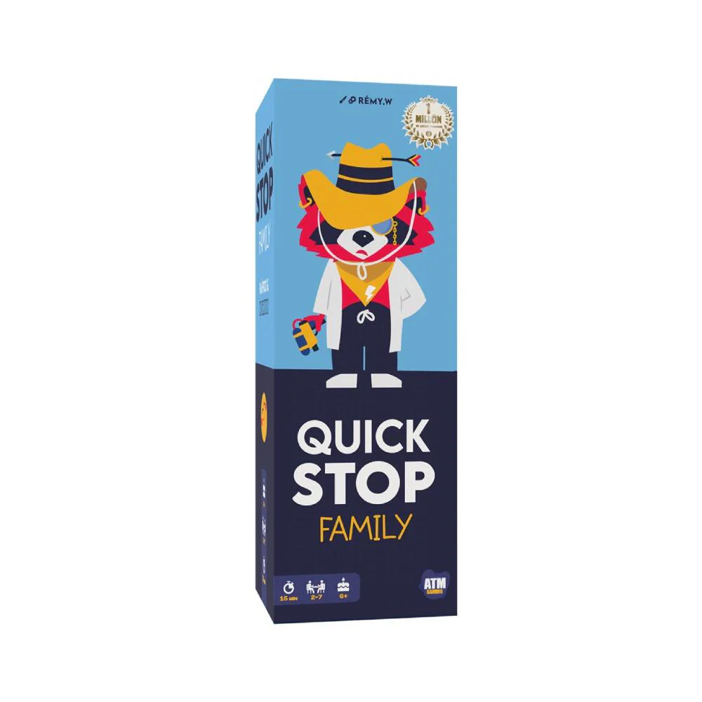Quick Stop Family Juego de Cartas