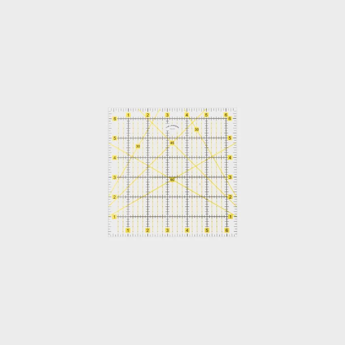 Reglas Patchwork en Pulgadas