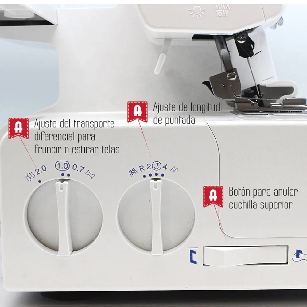 Remalladora Overlock 8707 Alfa - Image 10
