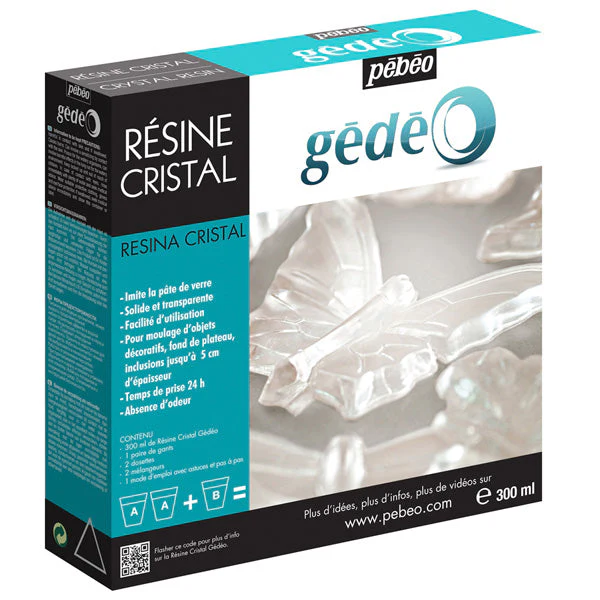 Resina Cristal Gedeo 300ml Pebeo