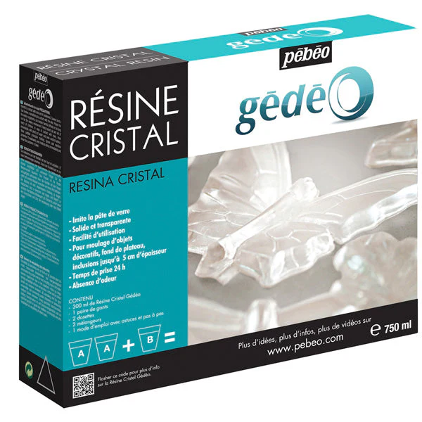 Resina Cristal Gedeo 750ml Pebeo