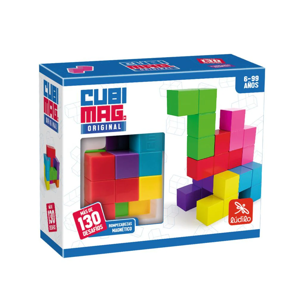 Rompecabezas Magnético Bloques Cubimag Lúdilo - Image 3