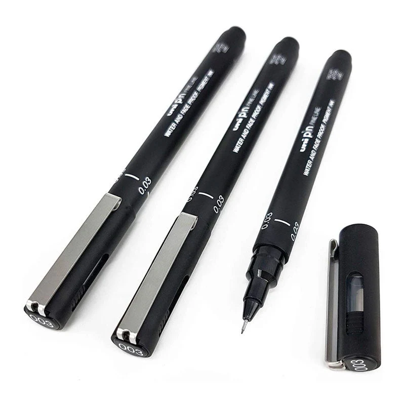 Rotulador Calibrado Manga 0,03mm Negro Uni Pin - Image 2
