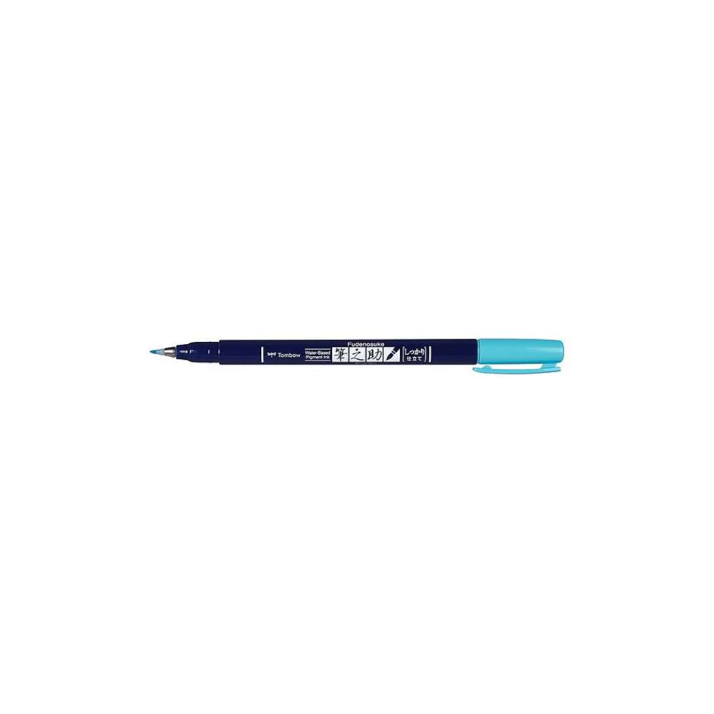 Rotulador Fudenosuke Azul Flúor Tombow