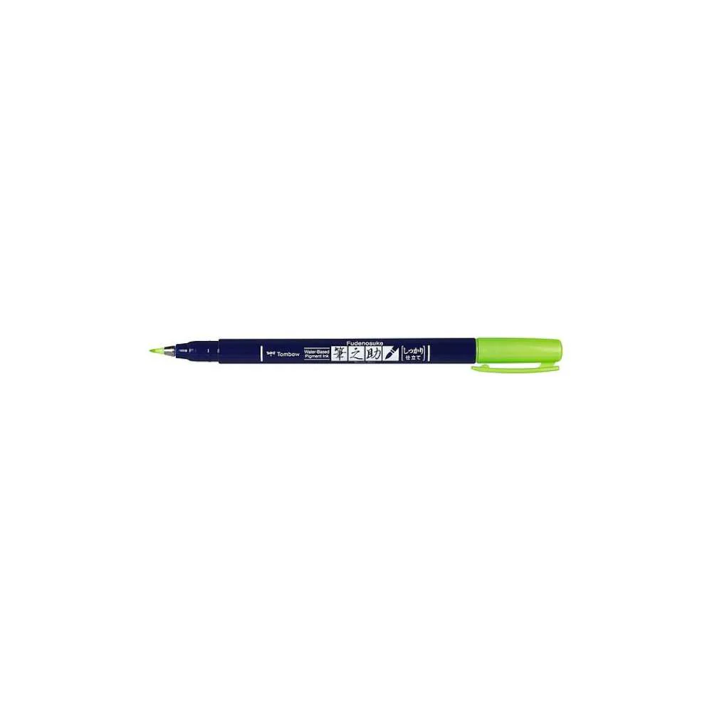 Rotulador Fudenosuke Verde Flúor Tombow
