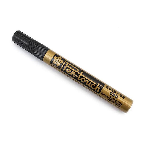 Rotulador Oro Sakura Pen Touch Medio 2mm