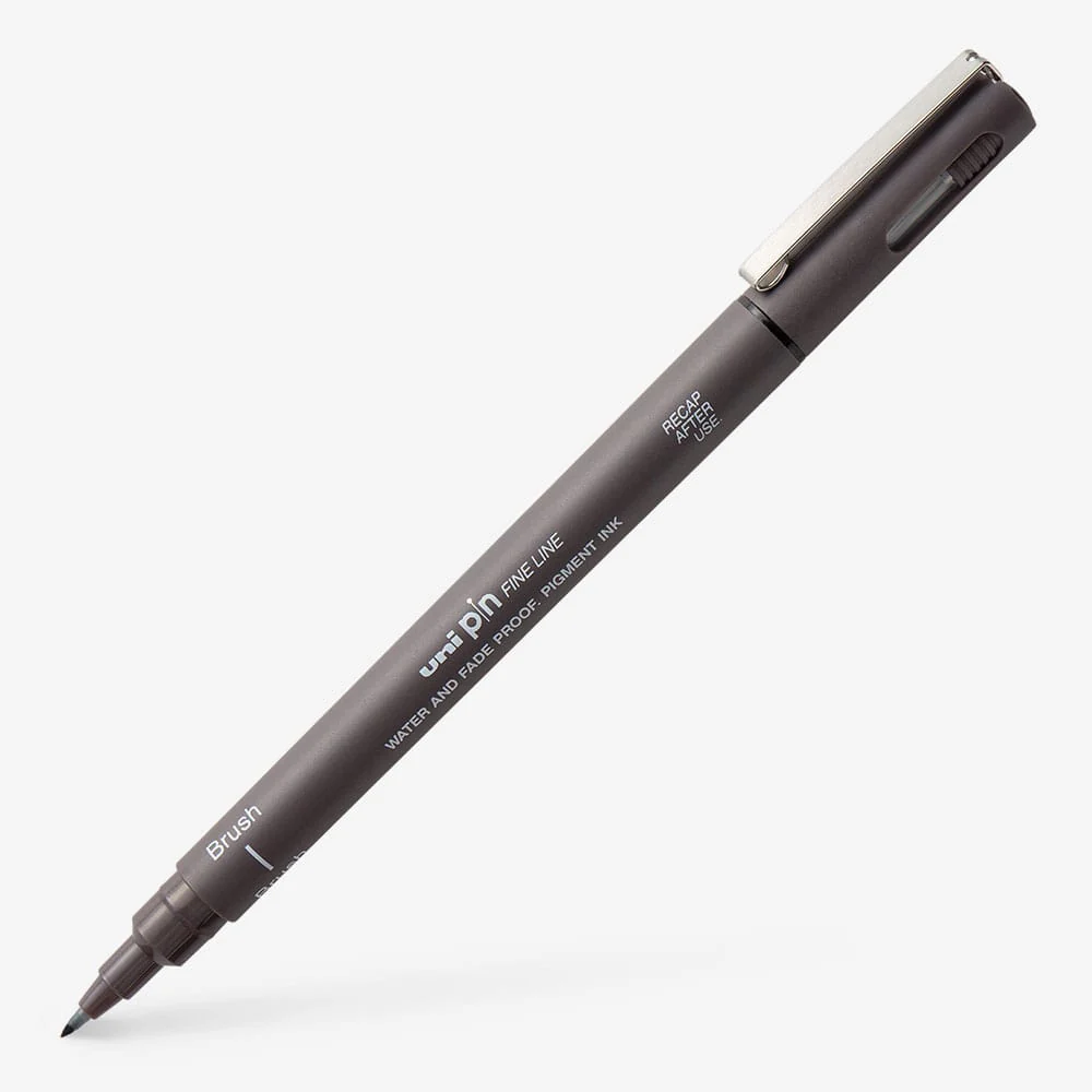 Rotulador Punta Pincel Brush Uni Pin Fine Line - Image 2