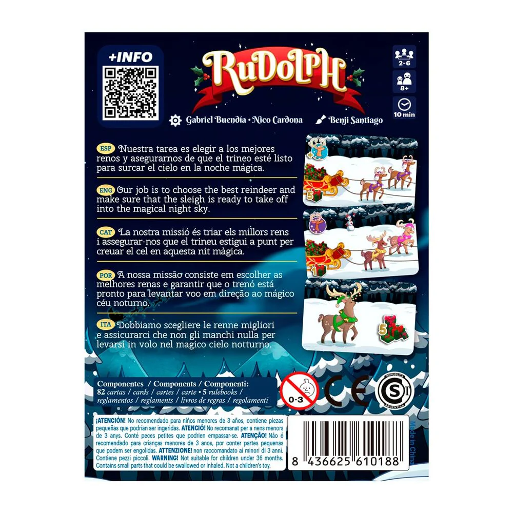 Rudolph Juego de Cartas - Image 3