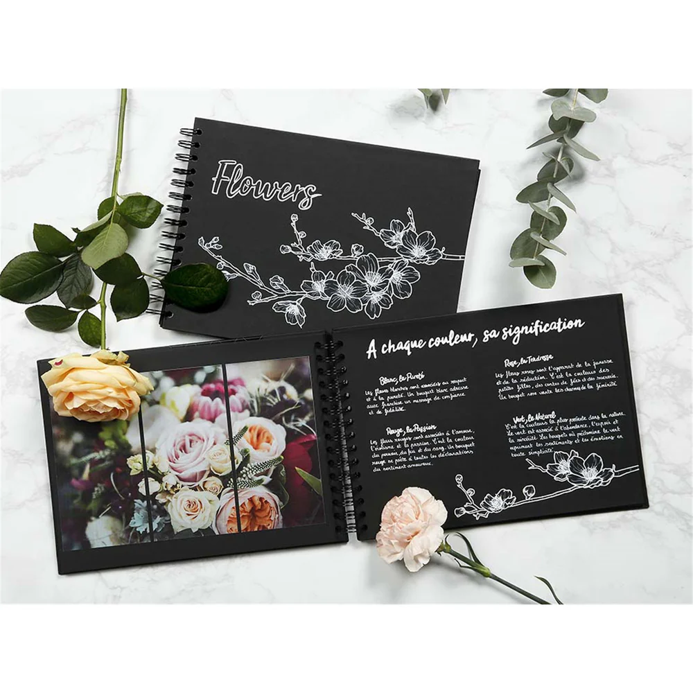 Scrapbooking Álbum Negro 40 Hojas Clairefontaine - Image 5