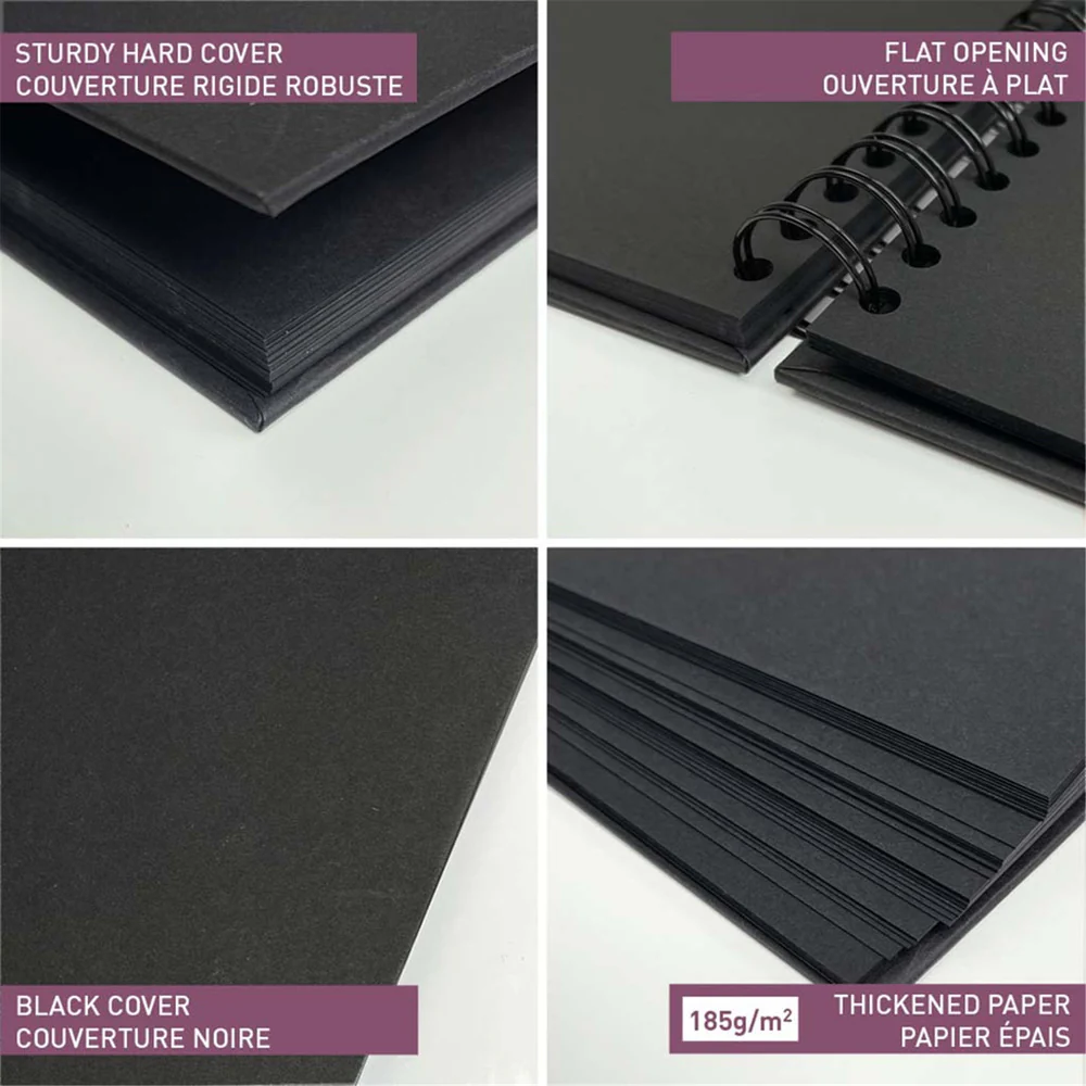 Scrapbooking Álbum Negro 40 Hojas Clairefontaine - Image 6