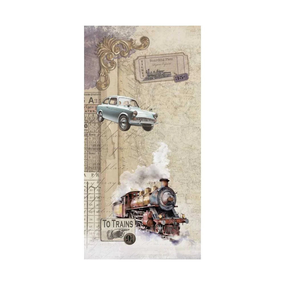 Set 10 Papeles Scrap 15x30 Wizarding Adventure II - Image 5