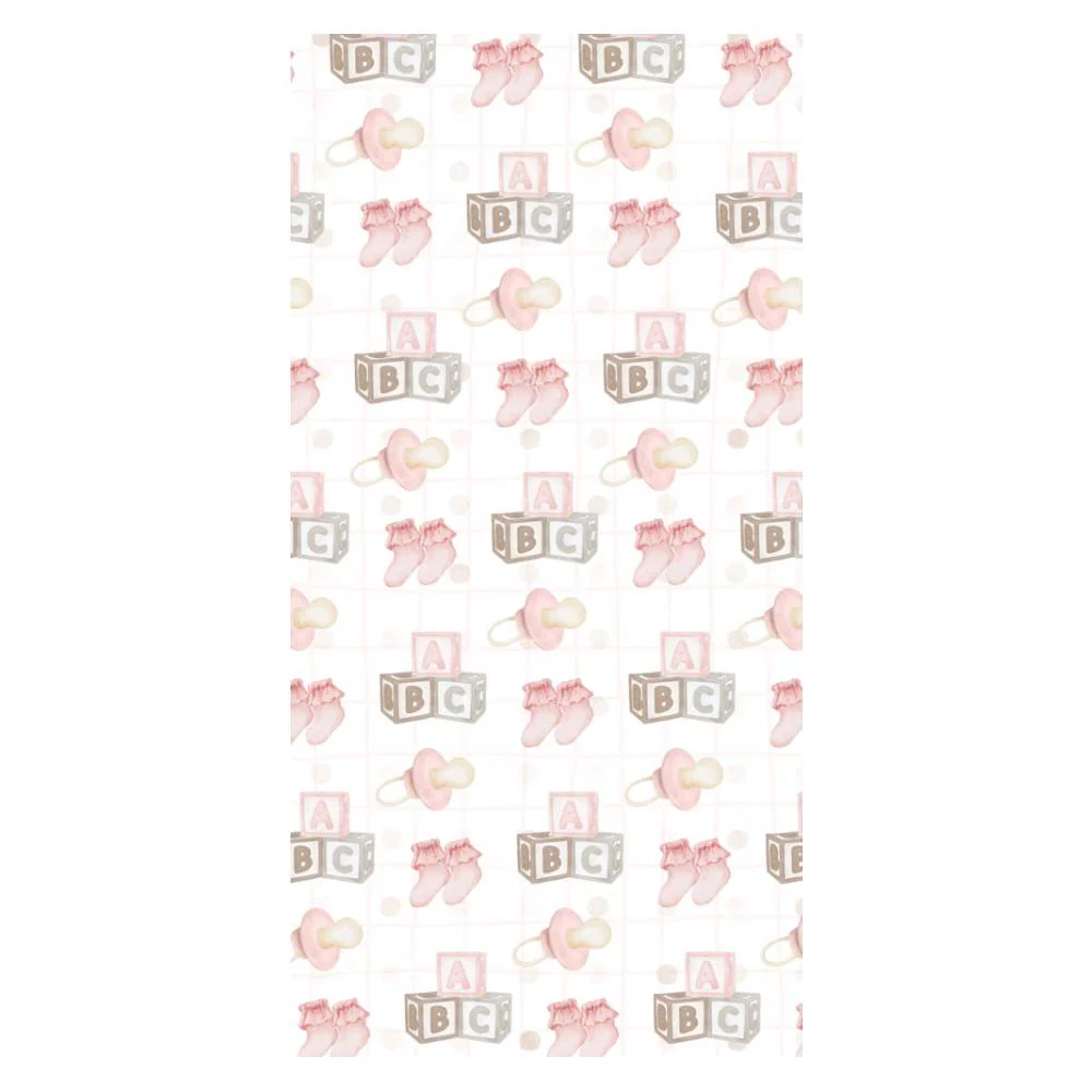 Set 10 Papeles Scrap 15x30cm Lullaby Baby Girl Papers For You - Image 8