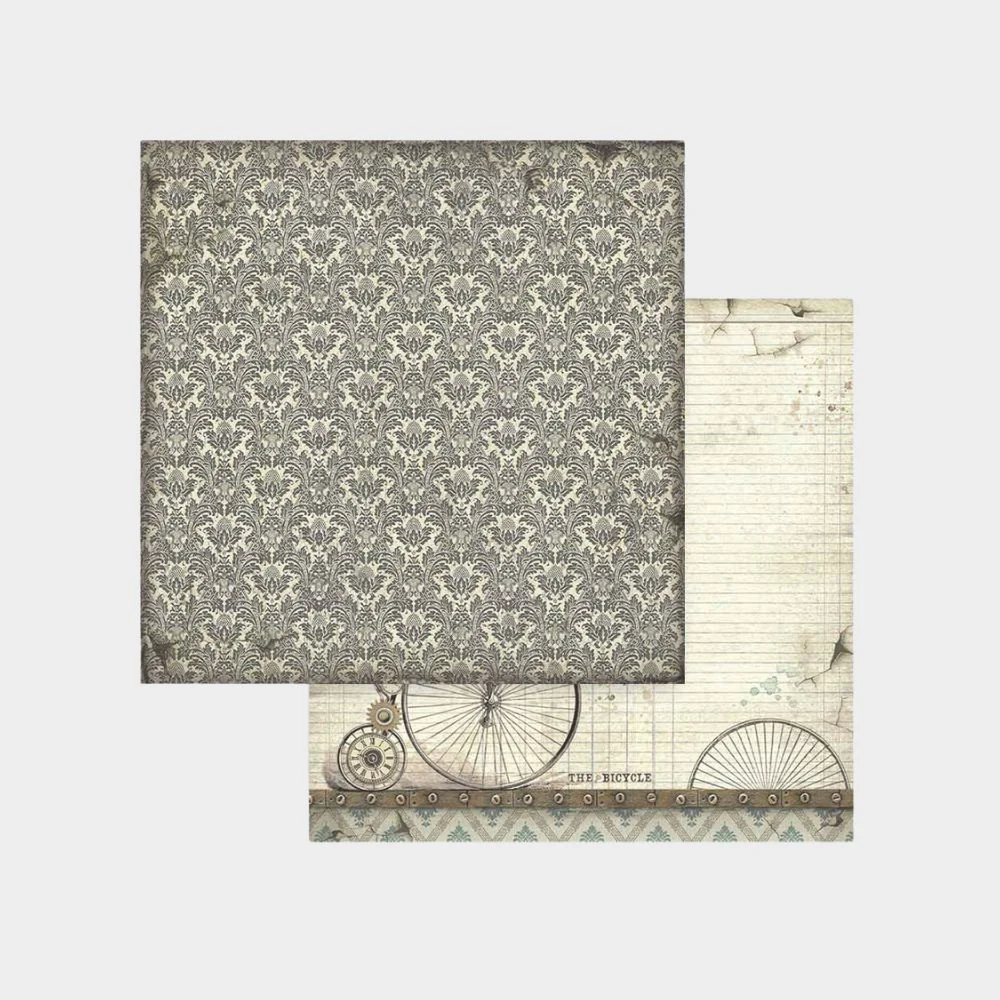 Set 10 Papeles Scrap 20x20 Voyages Fantastiques - Image 15