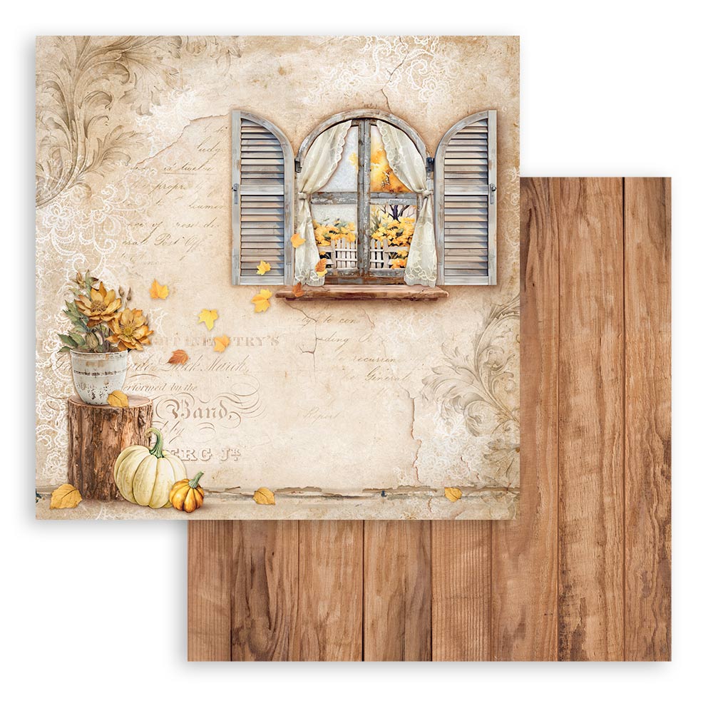 Set 10 Papeles Scrap Golden Harmony 30,5x30,5 Stamperia - Image 5