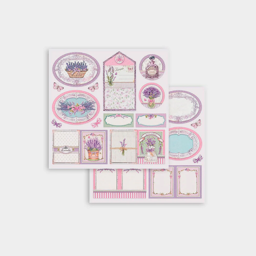 Set 10 Papeles Scrap Provence 30x30cm Stamperia - Image 3