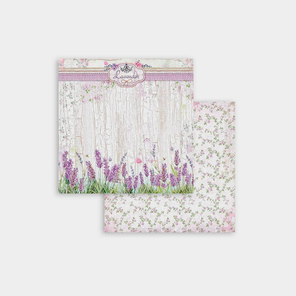 Set 10 Papeles Scrap Provence 30x30cm Stamperia - Image 7