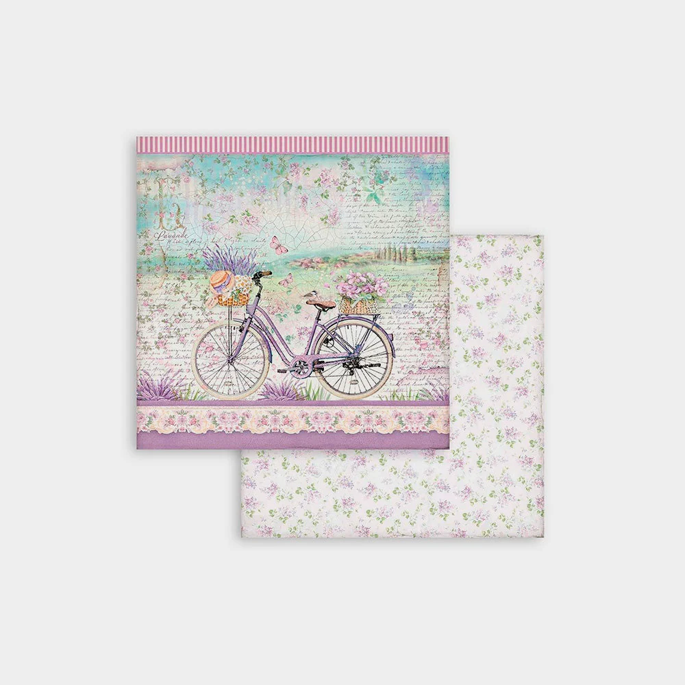 Set 10 Papeles Scrap Provence 30x30cm Stamperia - Image 8