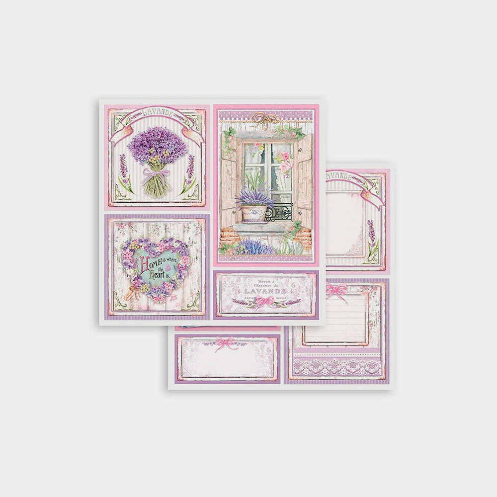 Set 10 Papeles Scrap Provence 30x30cm Stamperia - Image 9