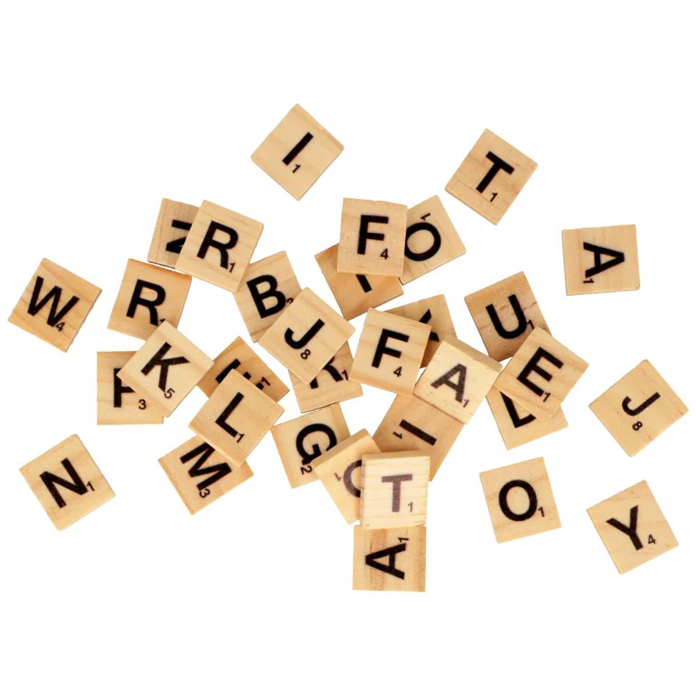 Set 100 Piezas Alfabeto Madera Scrabble 2x1,8 Cm X 4 Mm Artemio - Image 2