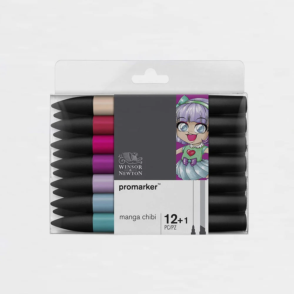 Set 12+1 Rotuladores Promarker Manga Chibi Winsor & Newton - Image 2