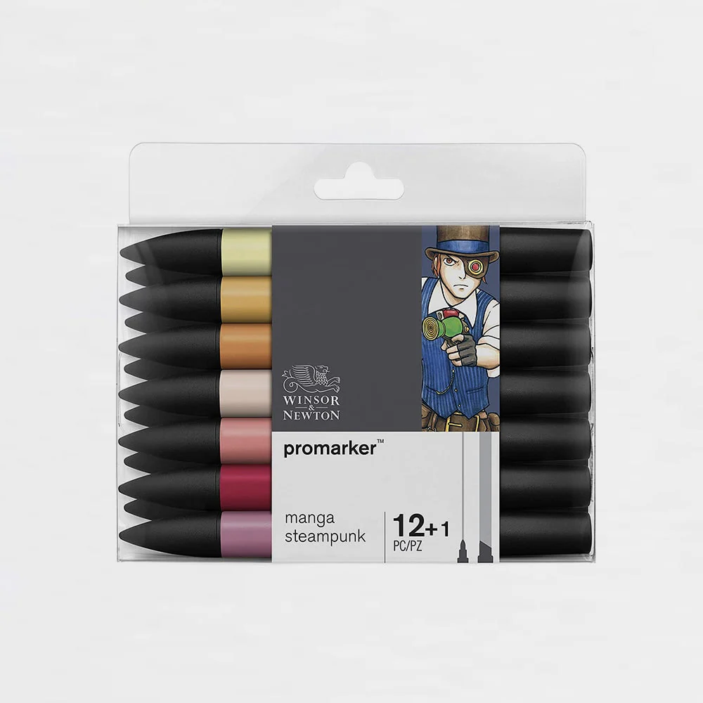 Set 12+1 Rotuladores Promarker Manga Steampunk - Image 2