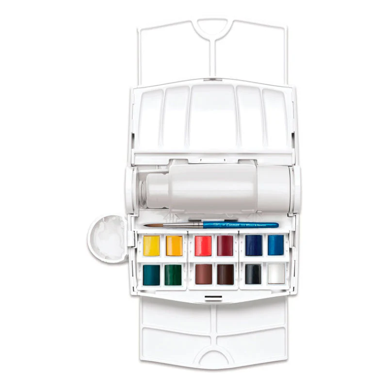 Set 12 Acuarelas en Pastilla Cotman Winsor & Newton - Image 2