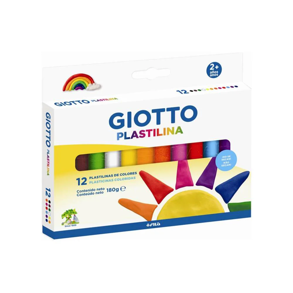 Set 12 Barras de Plastilina Giotto