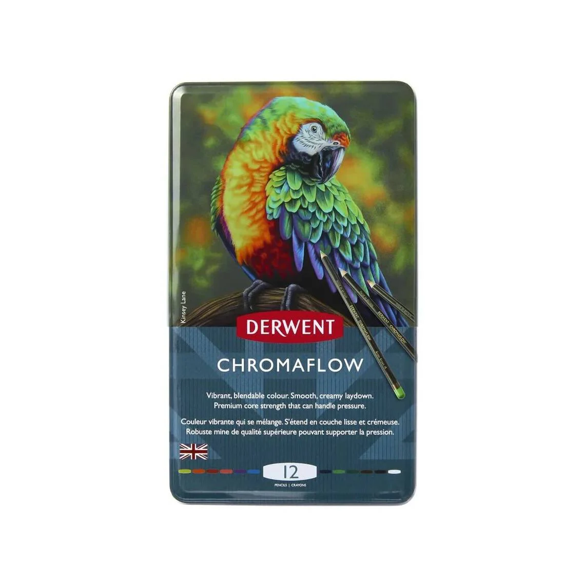Set 12 Lápices de Colores Chromaflow Derwent - Image 3