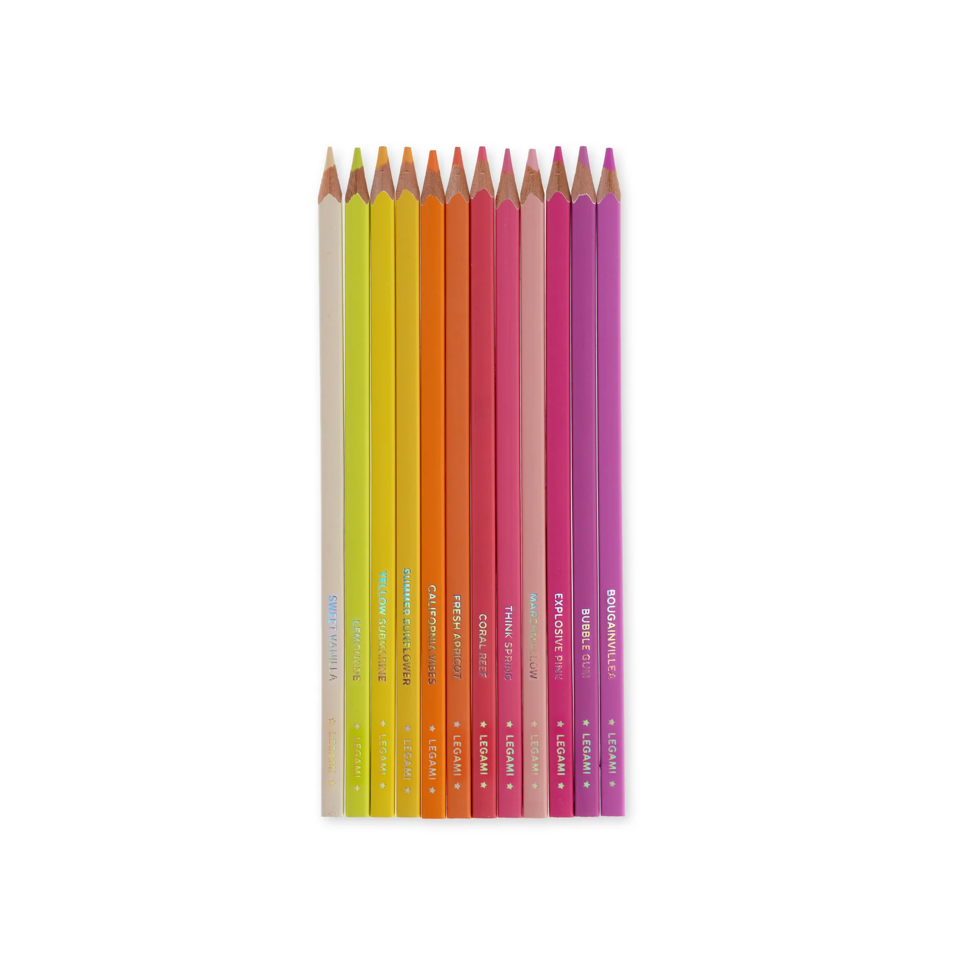Set 12 Lápices de Colores Sunset Legami - Image 4