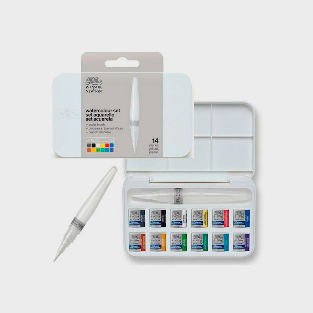 Set 12 Media Pastillas Acuarela Winsor & Newton - Image 2