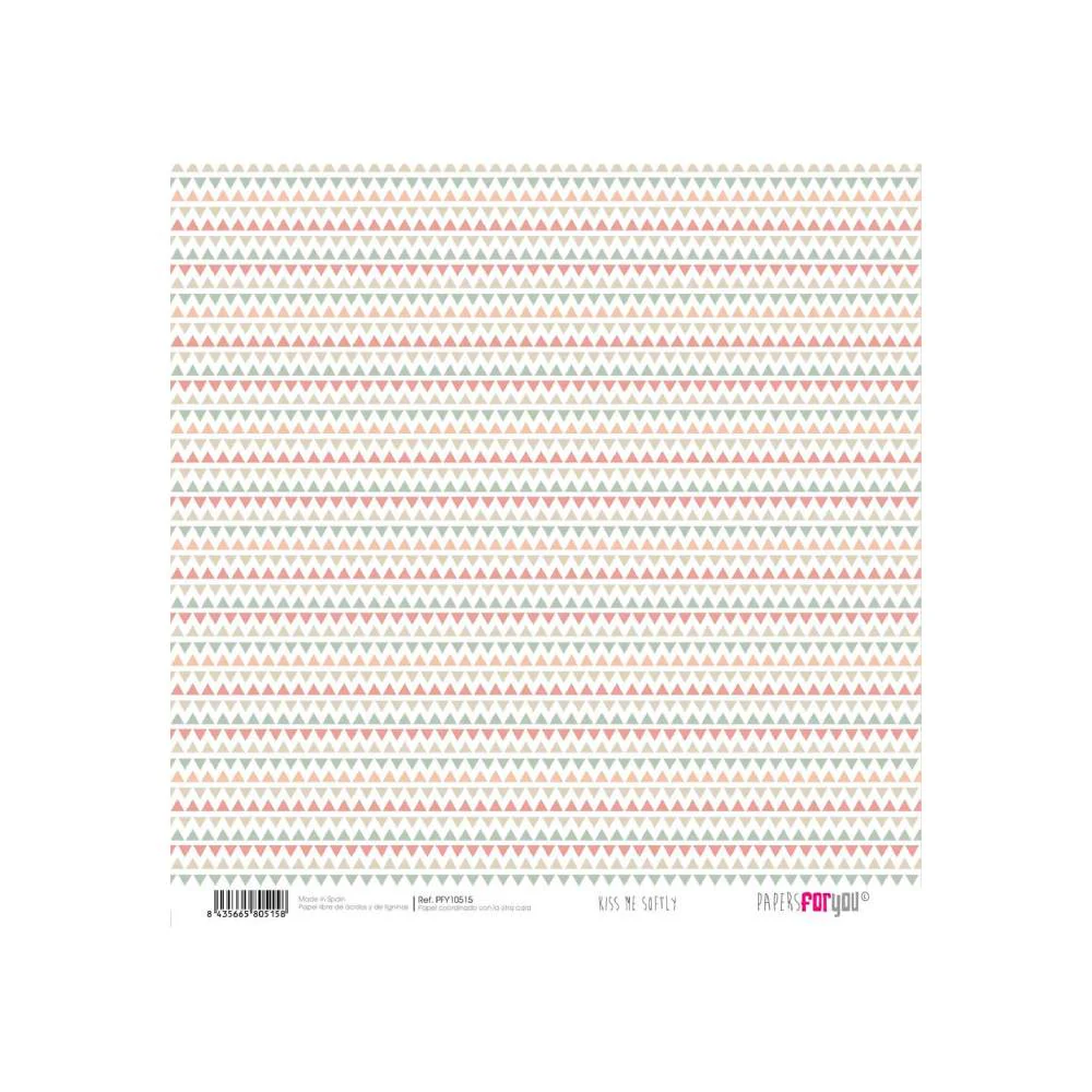 Set 12 Papeles Scrap 15x15cm Kiss Me Softly Papers For You - Image 10