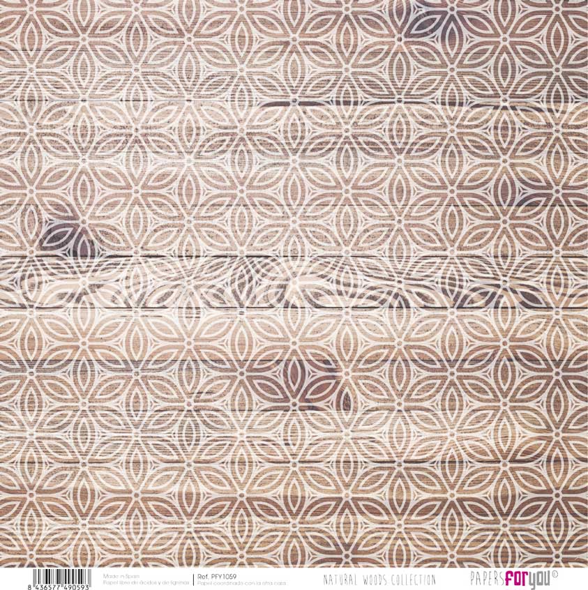Set 12 Papeles Scrap Natural Woods 30x30 Papers For You - Image 12