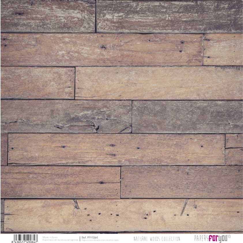 Set 12 Papeles Scrap Natural Woods 30x30 Papers For You - Image 21