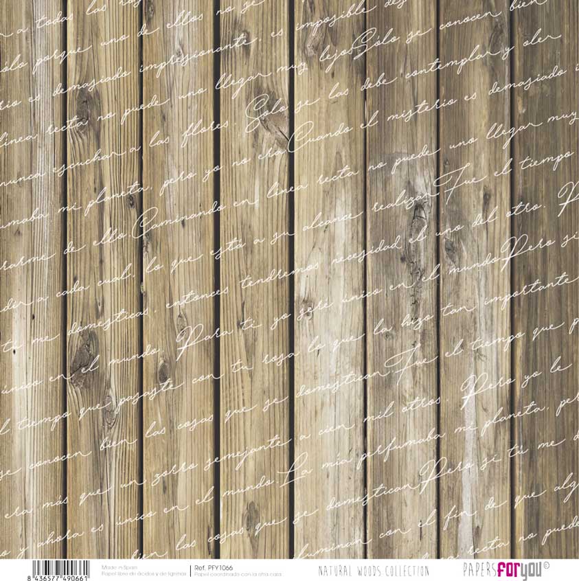 Set 12 Papeles Scrap Natural Woods 30x30 Papers For You - Image 26