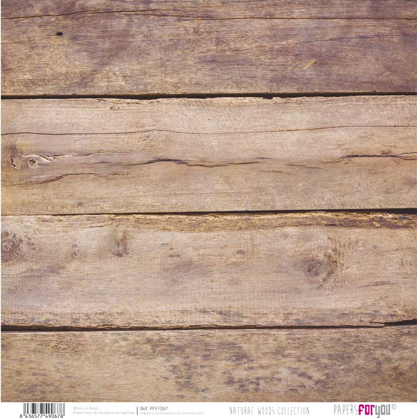 Set 12 Papeles Scrap Natural Woods 30x30 Papers For You - Image 3