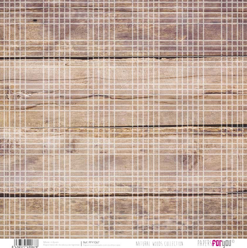 Set 12 Papeles Scrap Natural Woods 30x30 Papers For You - Image 4