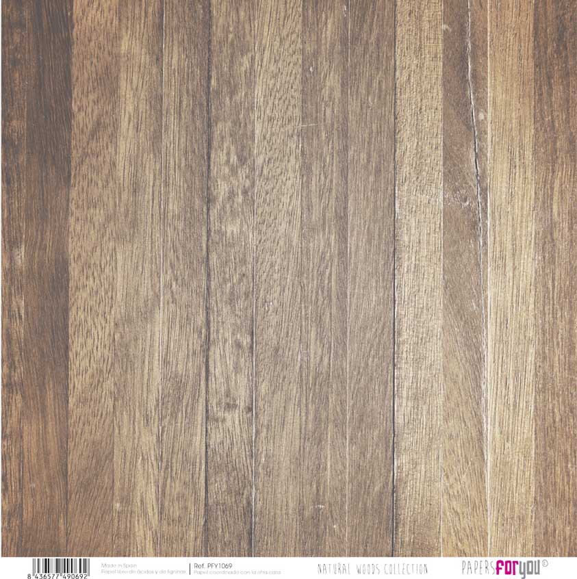 Set 12 Papeles Scrap Natural Woods 30x30 Papers For You - Image 7