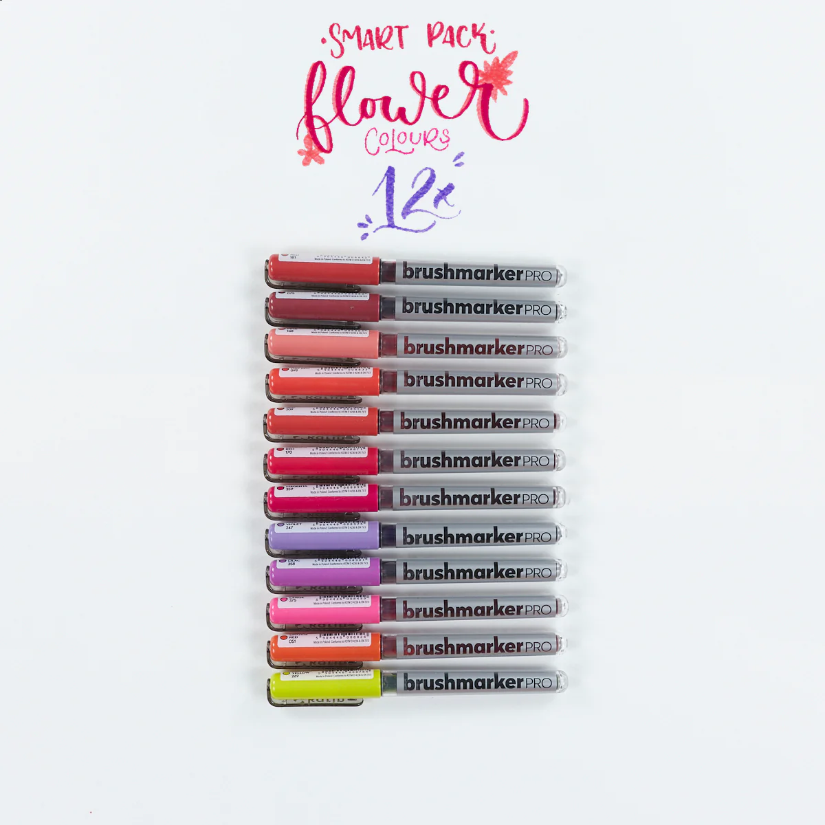Set 12 Rotuladores Flower Colors BrushMarker PRO KARIN - Image 3