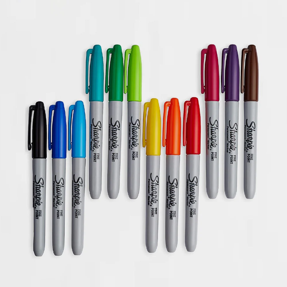 Set 12 Rotuladores Permanentes Colores Surtidos Sharpie