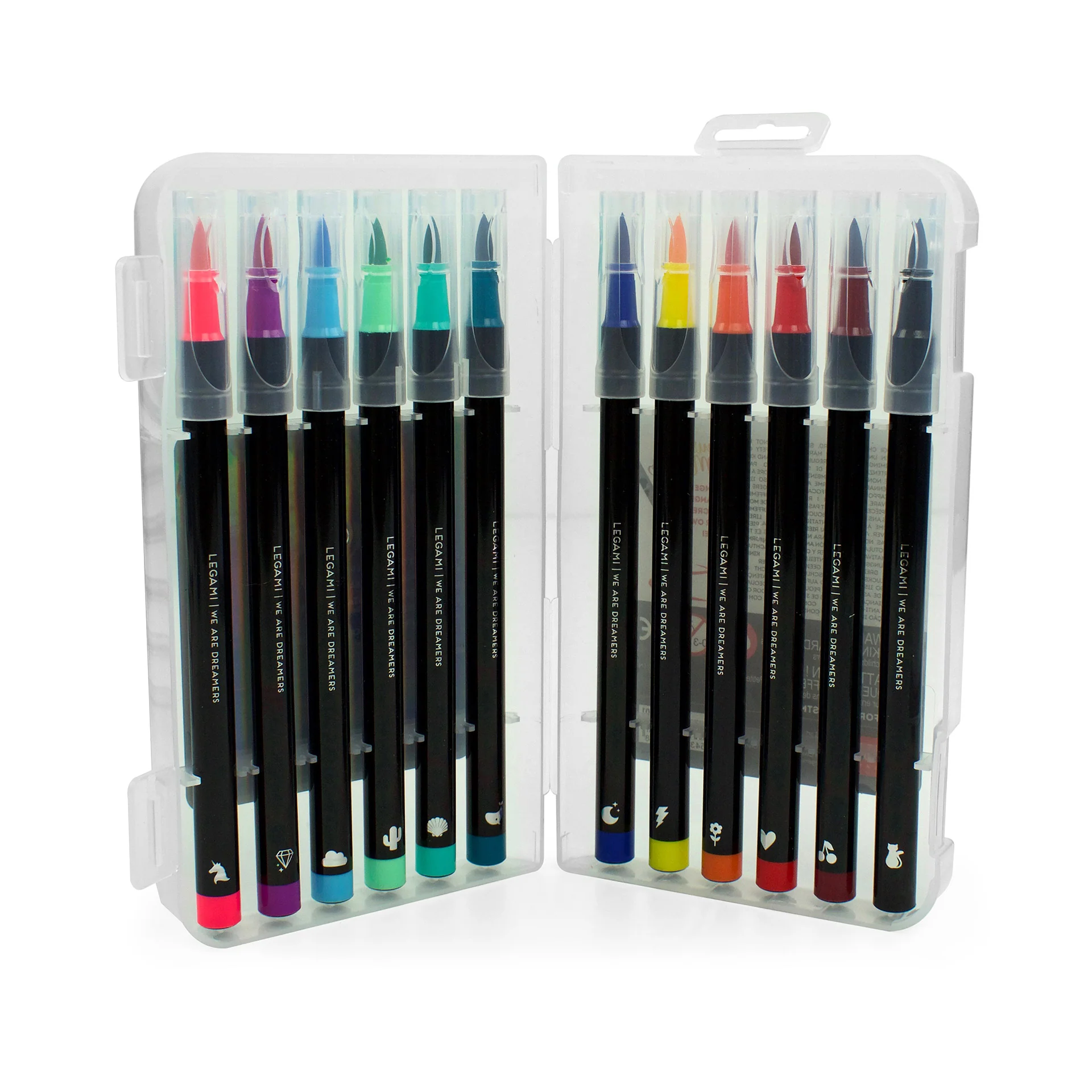 Set 12 Rotuladores Punta Pincel Bright Legami - Image 2