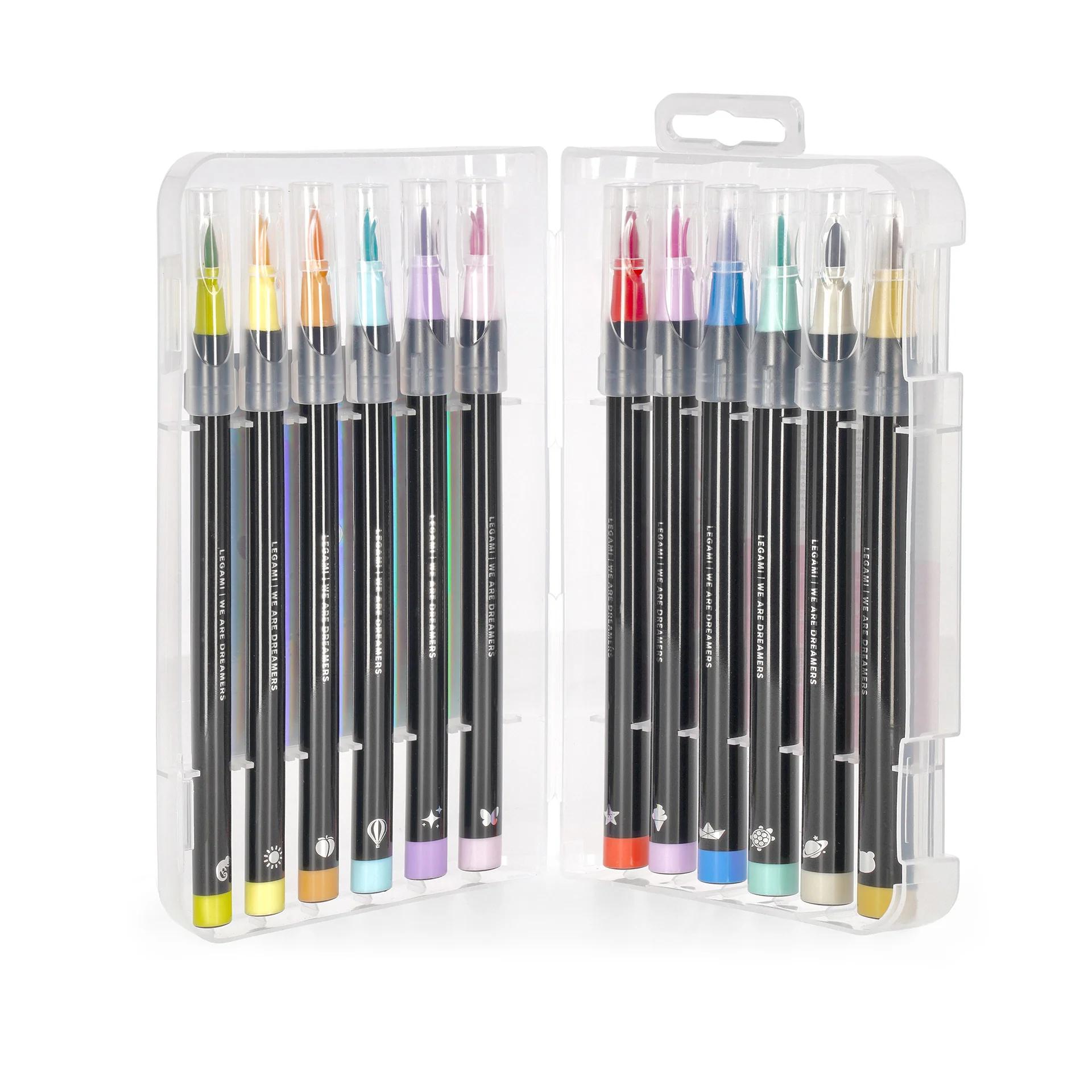 Set 12 Rotuladores Punta Pincel Pastel Legami - Image 2