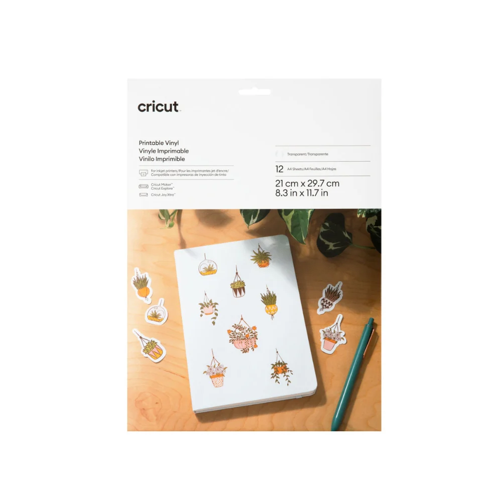 Set 12 Vinilos Transparente 21x29,7 Cricut Joy Xtra/Maker/Explore - Image 2