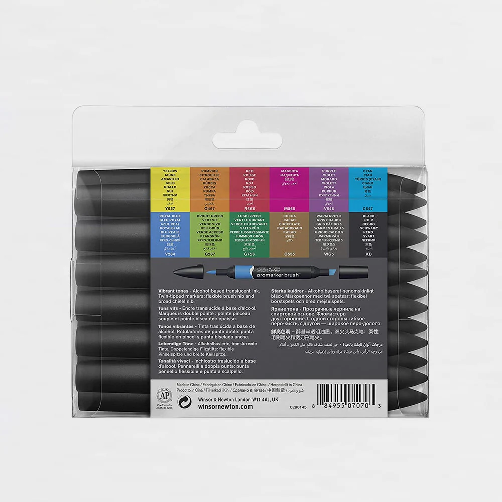 Set 13 Rotuladores Vibrantes Promarker Brush - Image 3