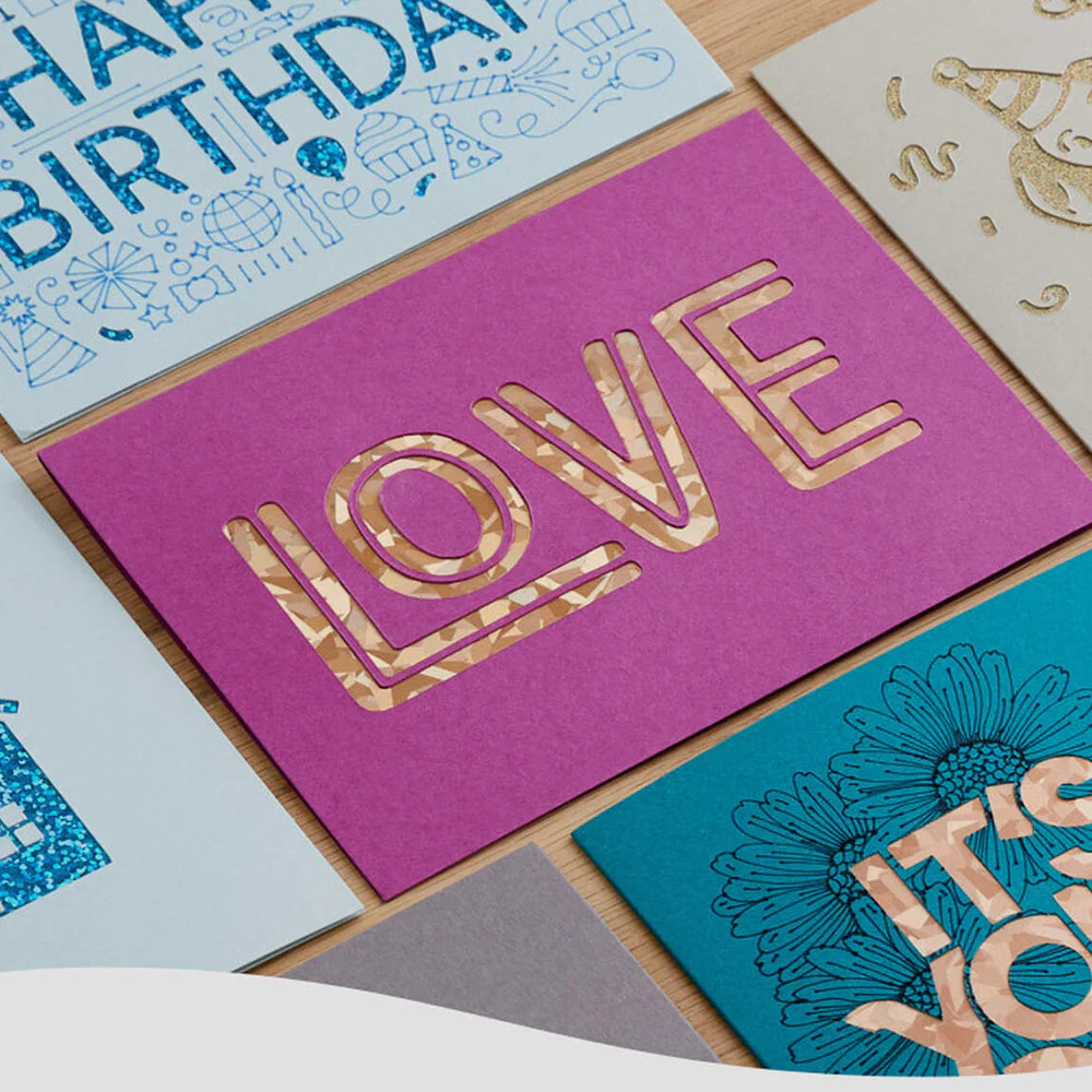 Set 14 Tarjetas Cut-Away S40 Pastel 12x12 Cricut - Image 5