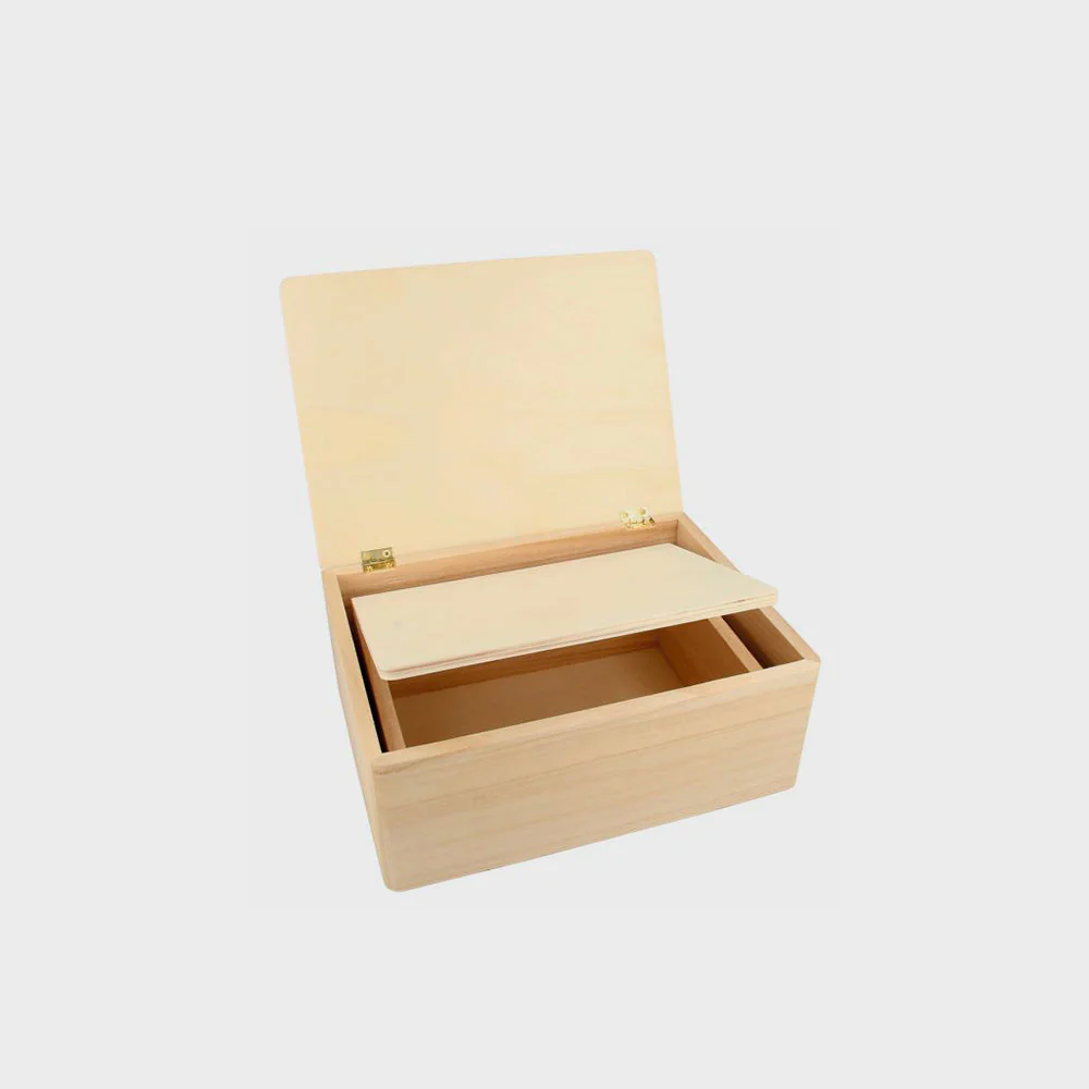 Set 2 Cajas Madera Rectangulares Artemio