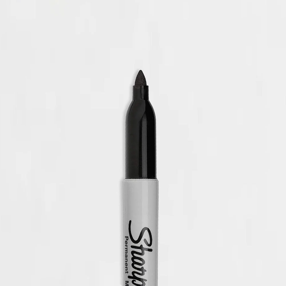 Set 2 Rotuladores Permanentes Negro Sharpie - Image 2