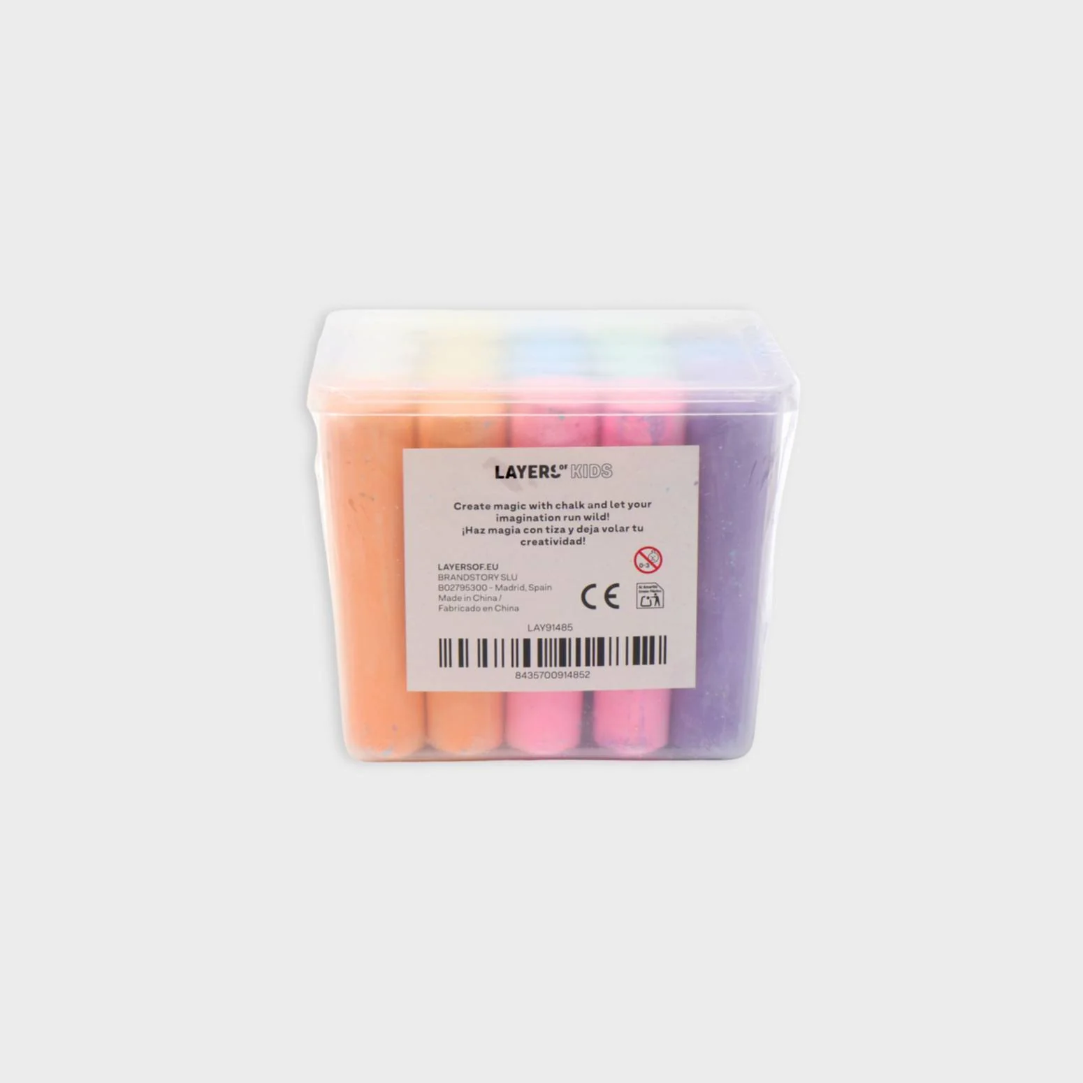Set 20 Tizas de Colores Jumbo Layers Of - Image 3